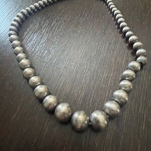 Tiffany and Company Authentic Elegant Silver Beaded Necklace